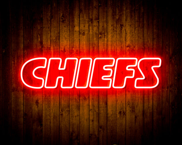 Kansas City Chiefs Home Bar Neon Flex LED Sign