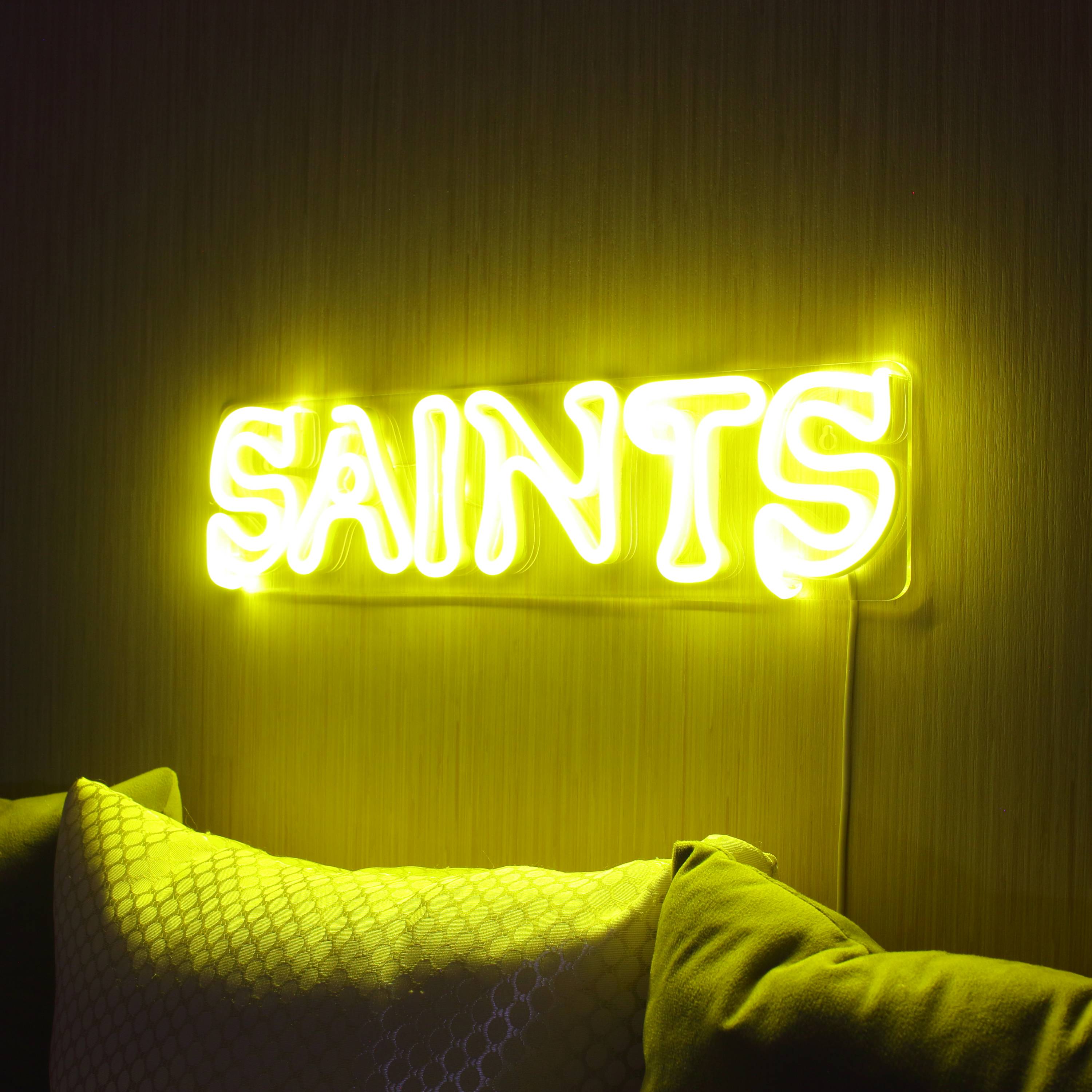 NFL SAINTS Large Flex Neon LED Sign