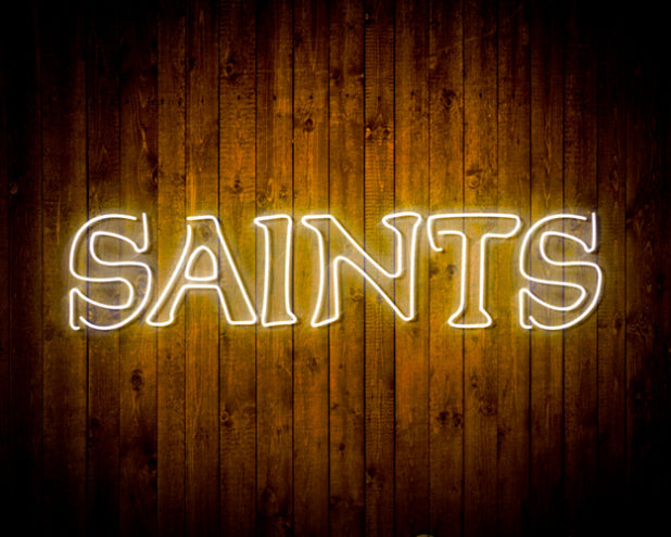 New Orleans Saints Handmade Neon Flex LED Sign