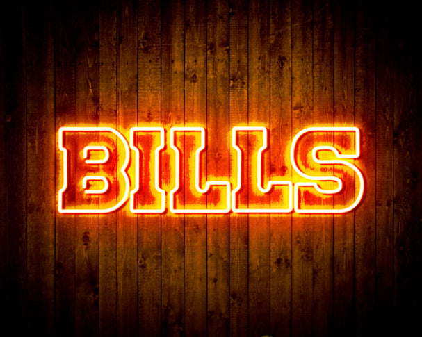 NFL Buffalo Bills Handmade Neon Flex LED Sign