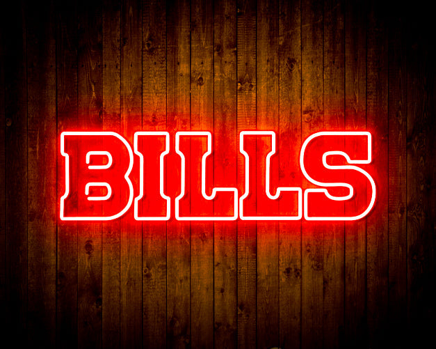 NFL BILLS Handmade Neon Flex LED Sign - ProLedSign