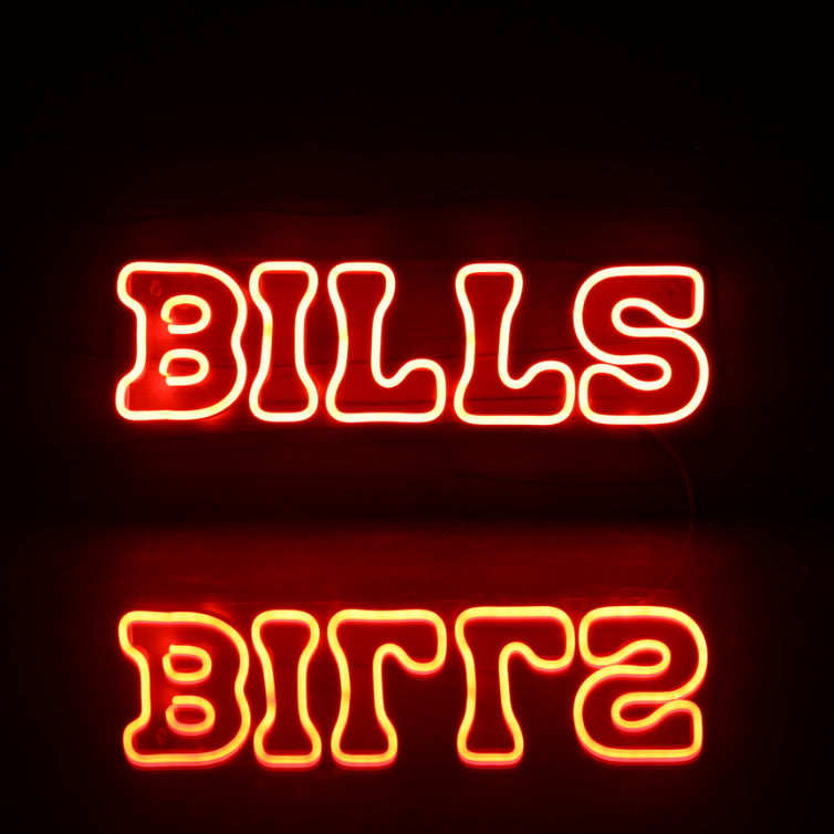 NFL BILLS Handmade Neon Flex LED Sign - ProLedSign