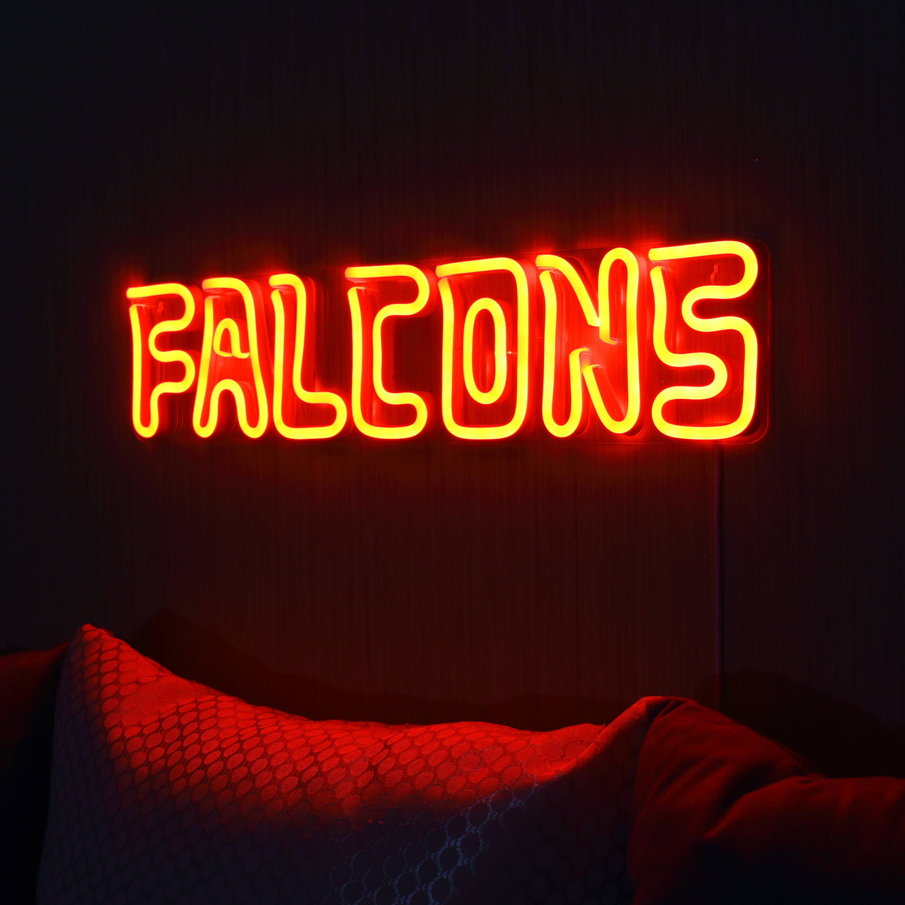 NFL FALCONS Large Flex Neon LED Sign