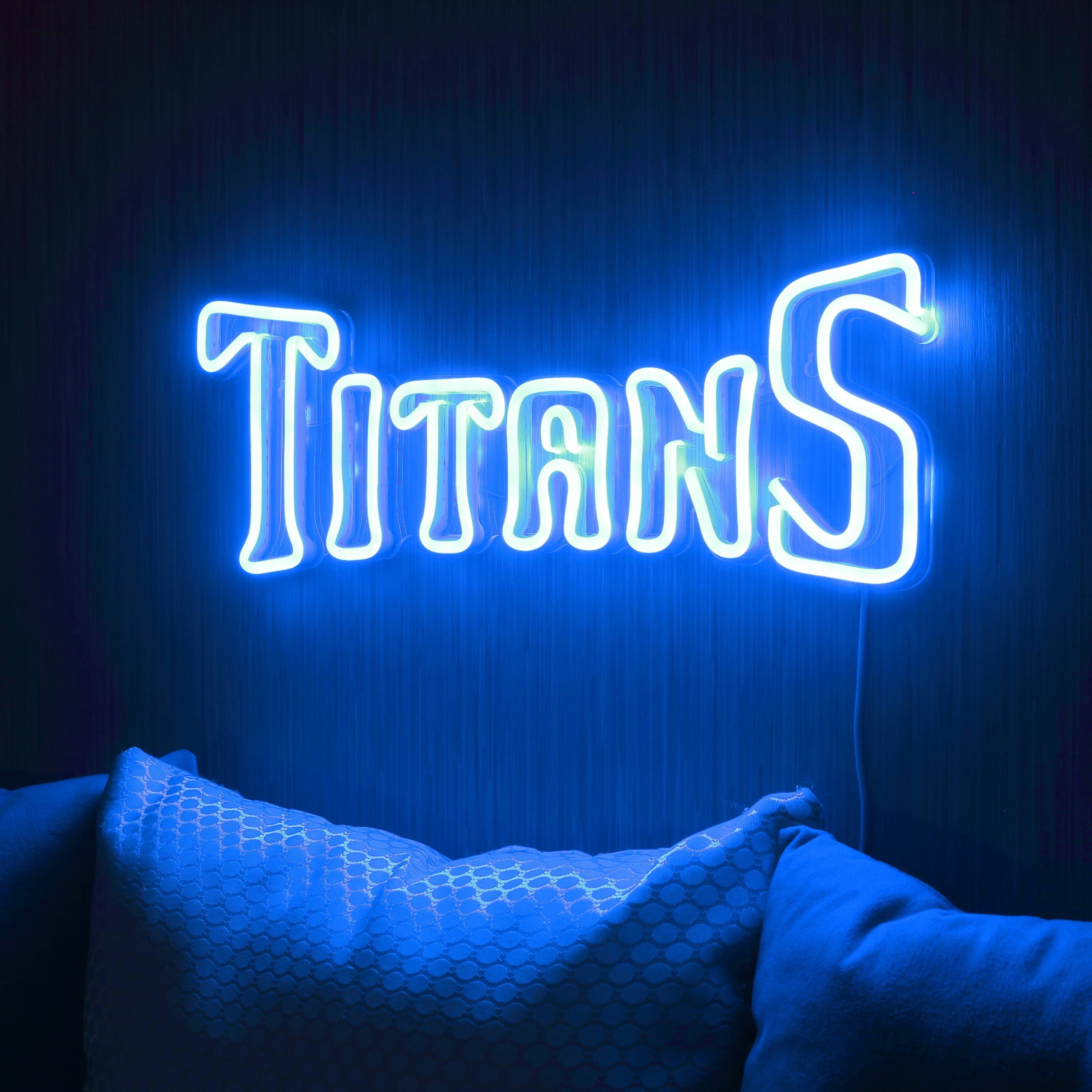 NFL TITANS Large Flex Neon LED Sign