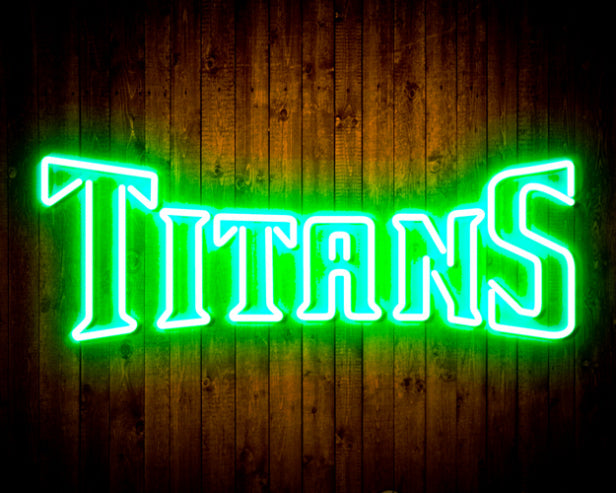 NFL Tennessee TITANS Handmade Neon Flex LED Sign