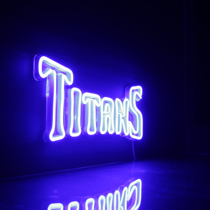 NFL Tennessee TITANS Handmade Neon Flex LED Sign - ProLedSign