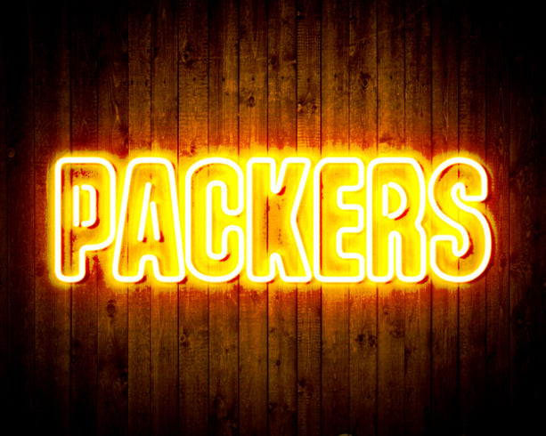 NFL Green Bay PACKERS Handmade Neon Flex LED Sign