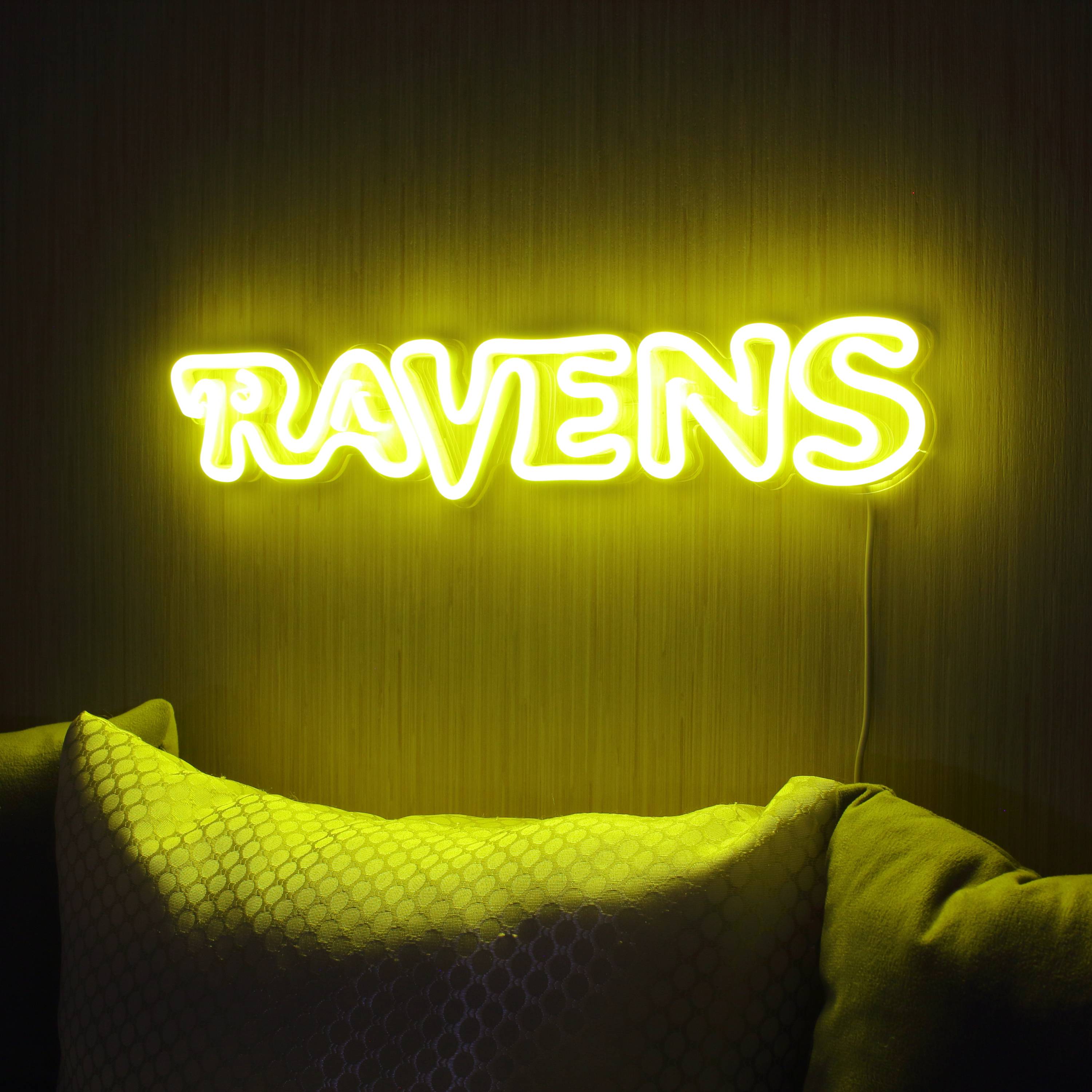 NFL RAVENS Large Flex Neon LED Sign