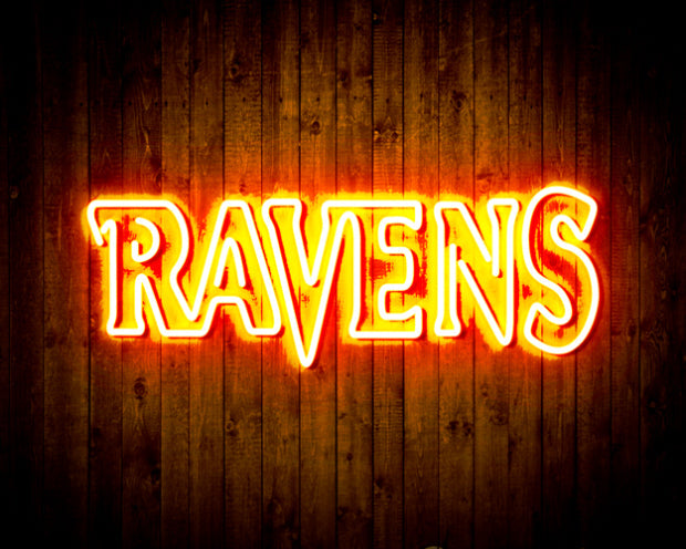 Baltimore Ravens Handmade Neon Flex LED Sign