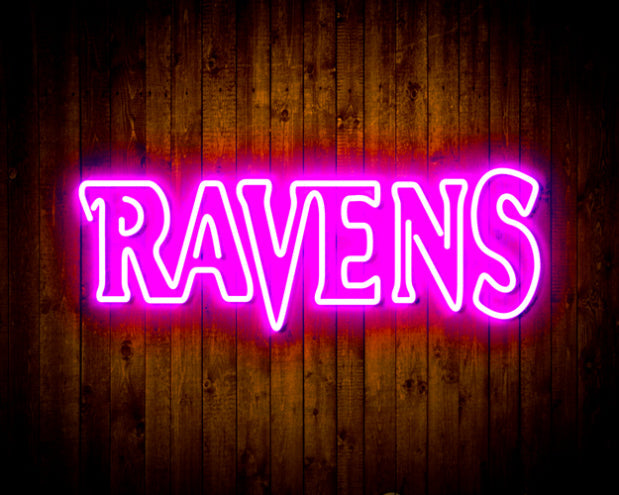 Baltimore Ravens Handmade Neon Flex LED Sign