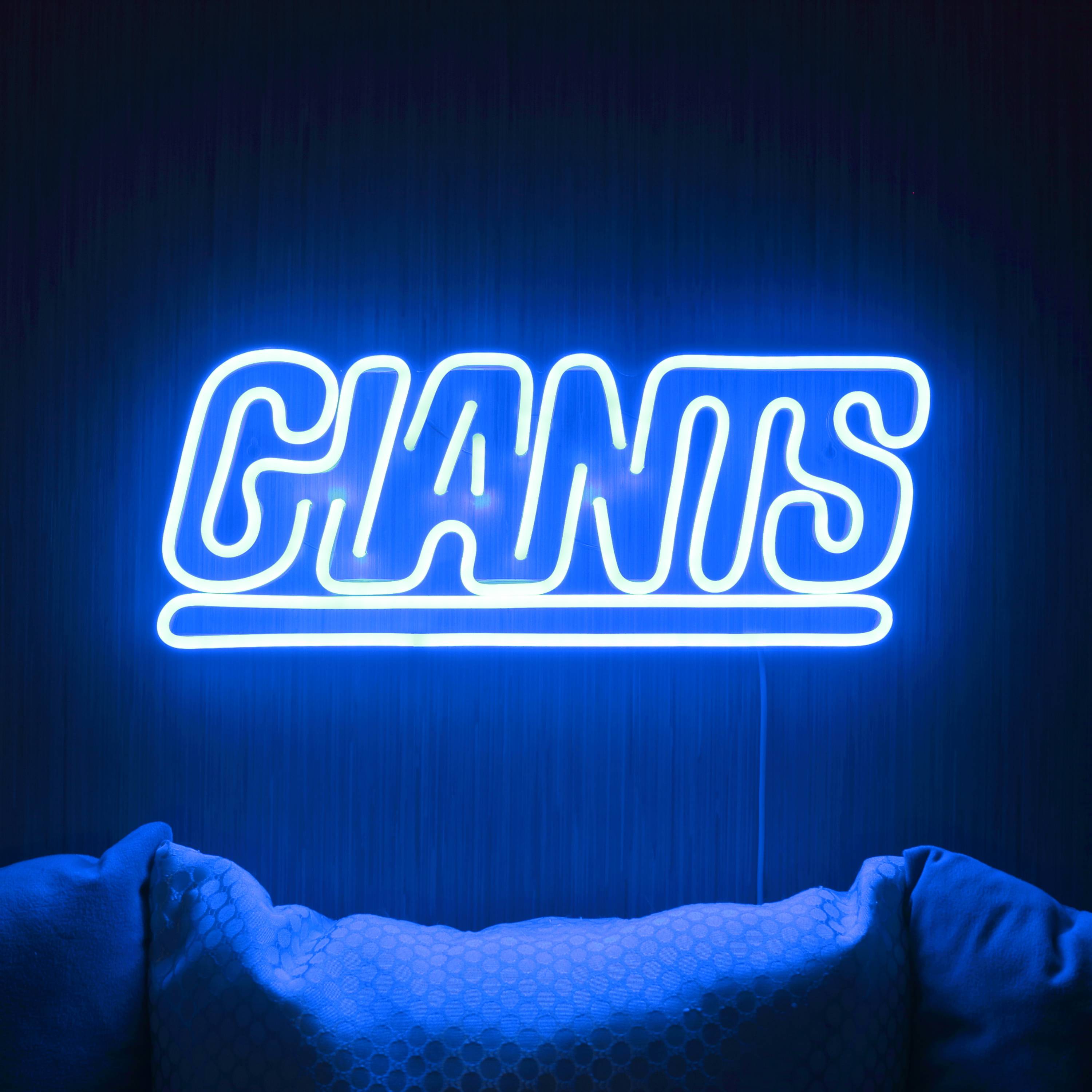 NFL GIANTS Large Flex Neon LED Sign
