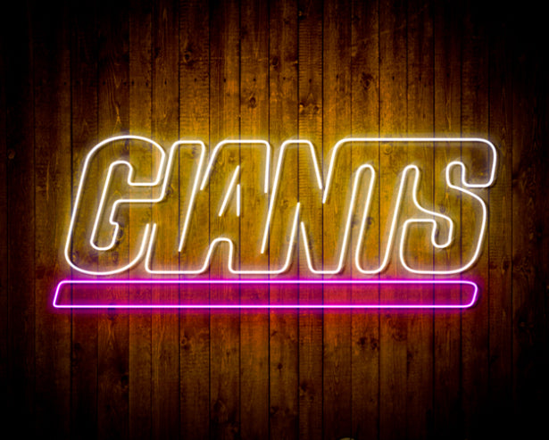 NFL New York Giants Handmade Neon Flex LED Sign - ProLedSign
