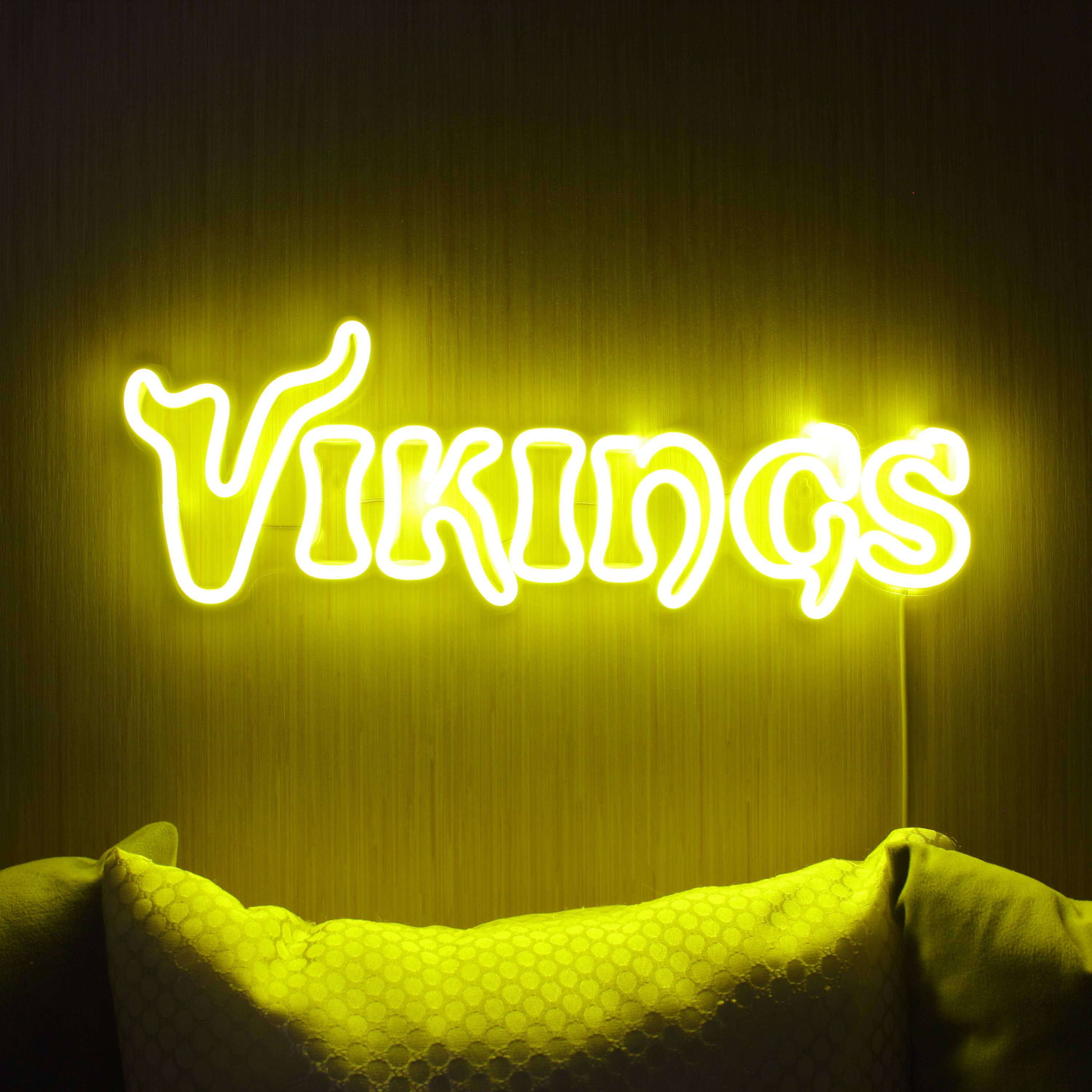NFL Minnesota Vikings Large Flex Neon LED Sign