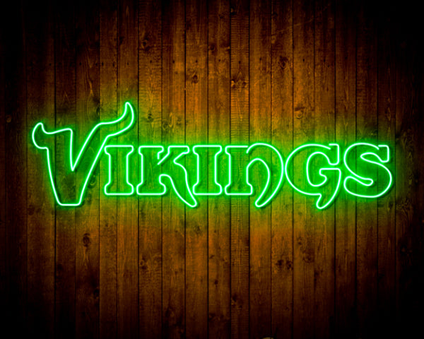 NFL Minnesota Vikings Handmade Neon Flex LED Sign