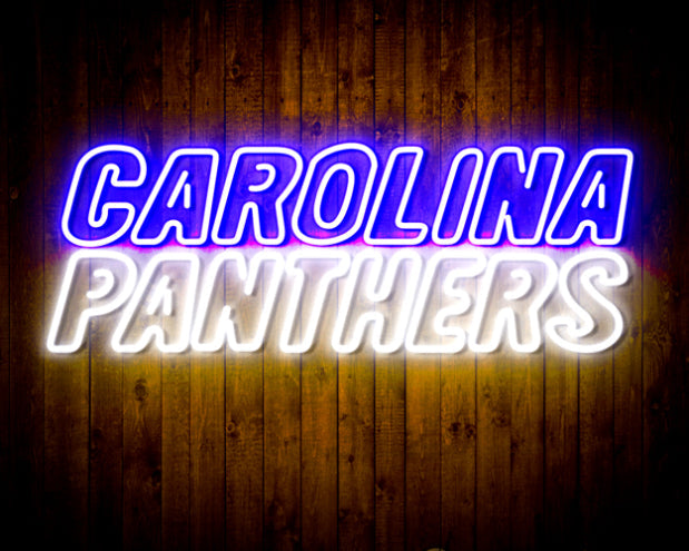 NFL CAROLINA PANTHERS Handmade Neon Flex LED Sign - ProLedSign