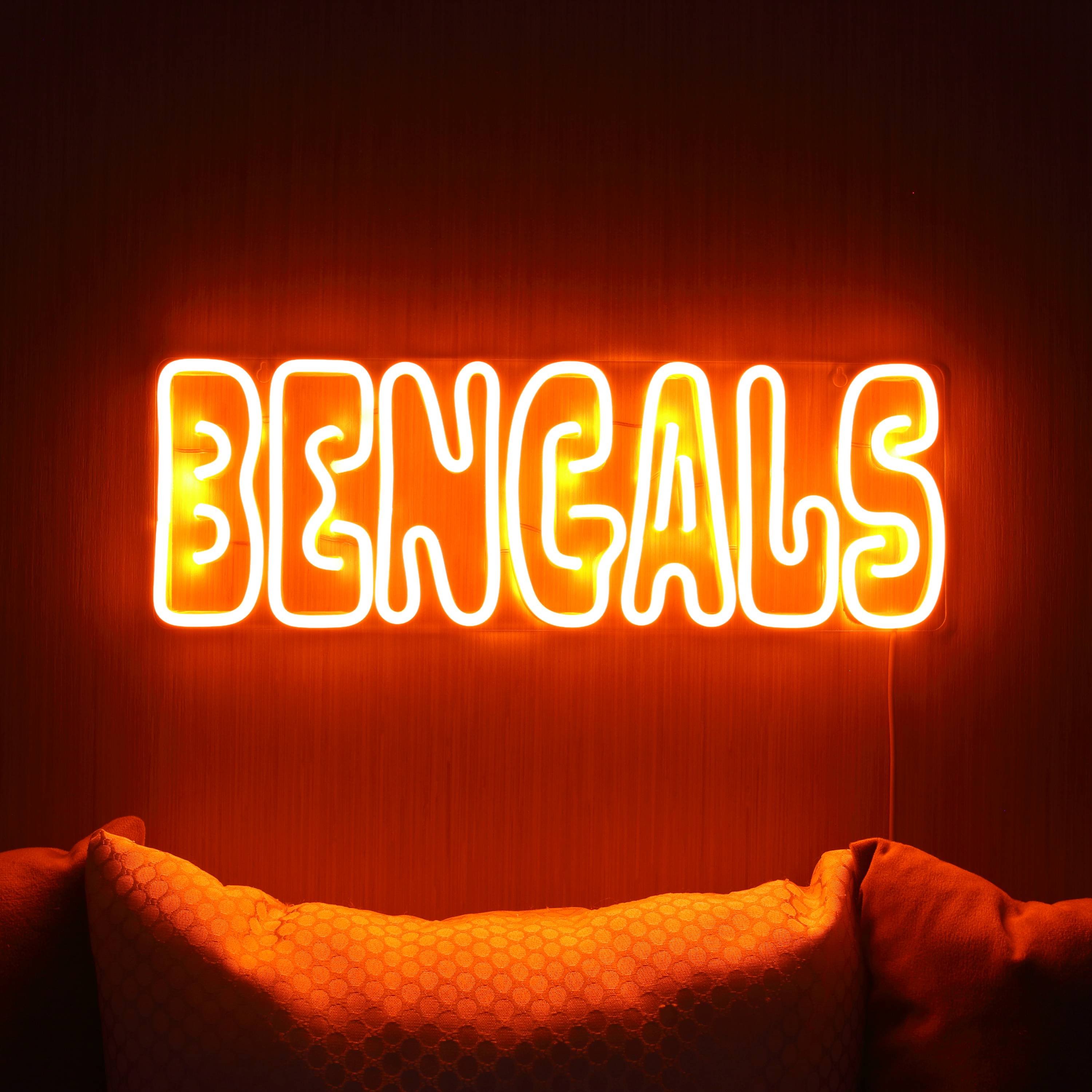 NFL BENGALS Large Flex Neon LED Sign