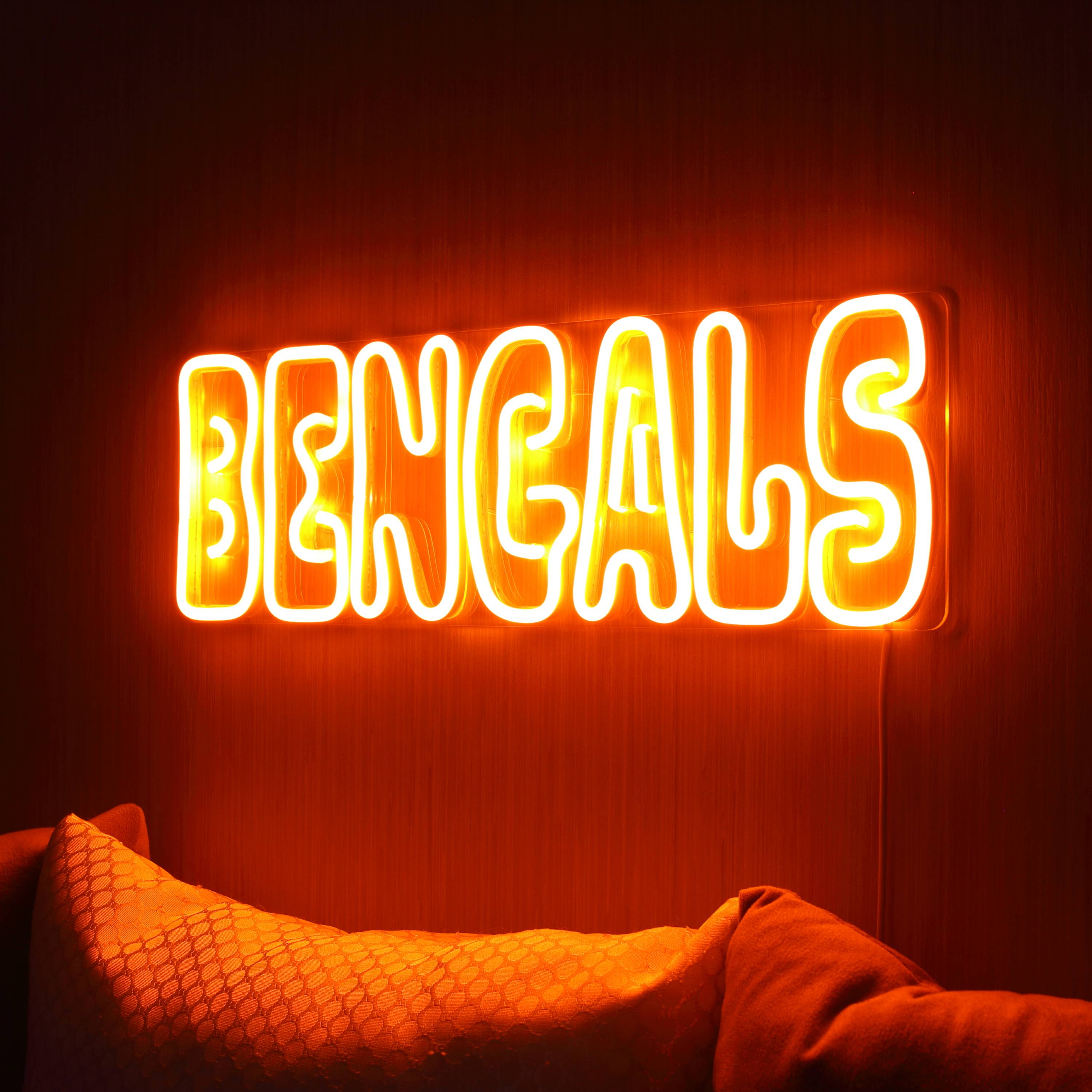 NFL BENGALS Large Flex Neon LED Sign