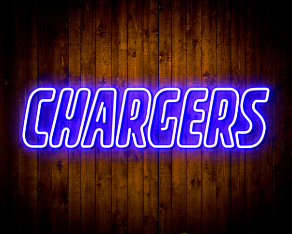 NFL CHARGERS Handmade Neon Flex LED Sign