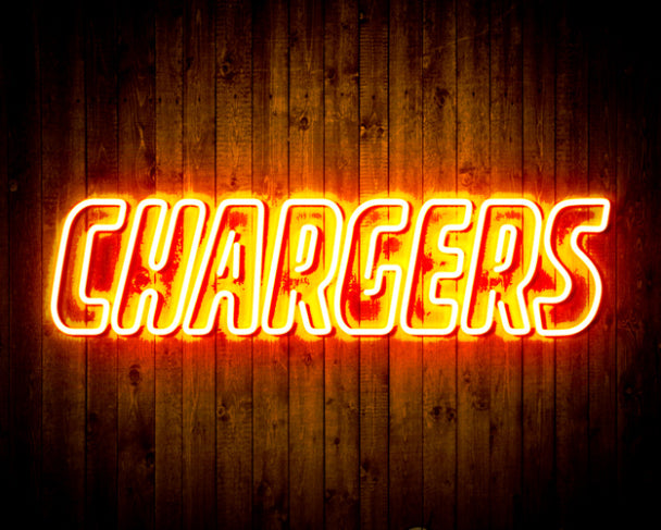 NFL Los Angeles Chargers Handmade Neon Flex LED Sign