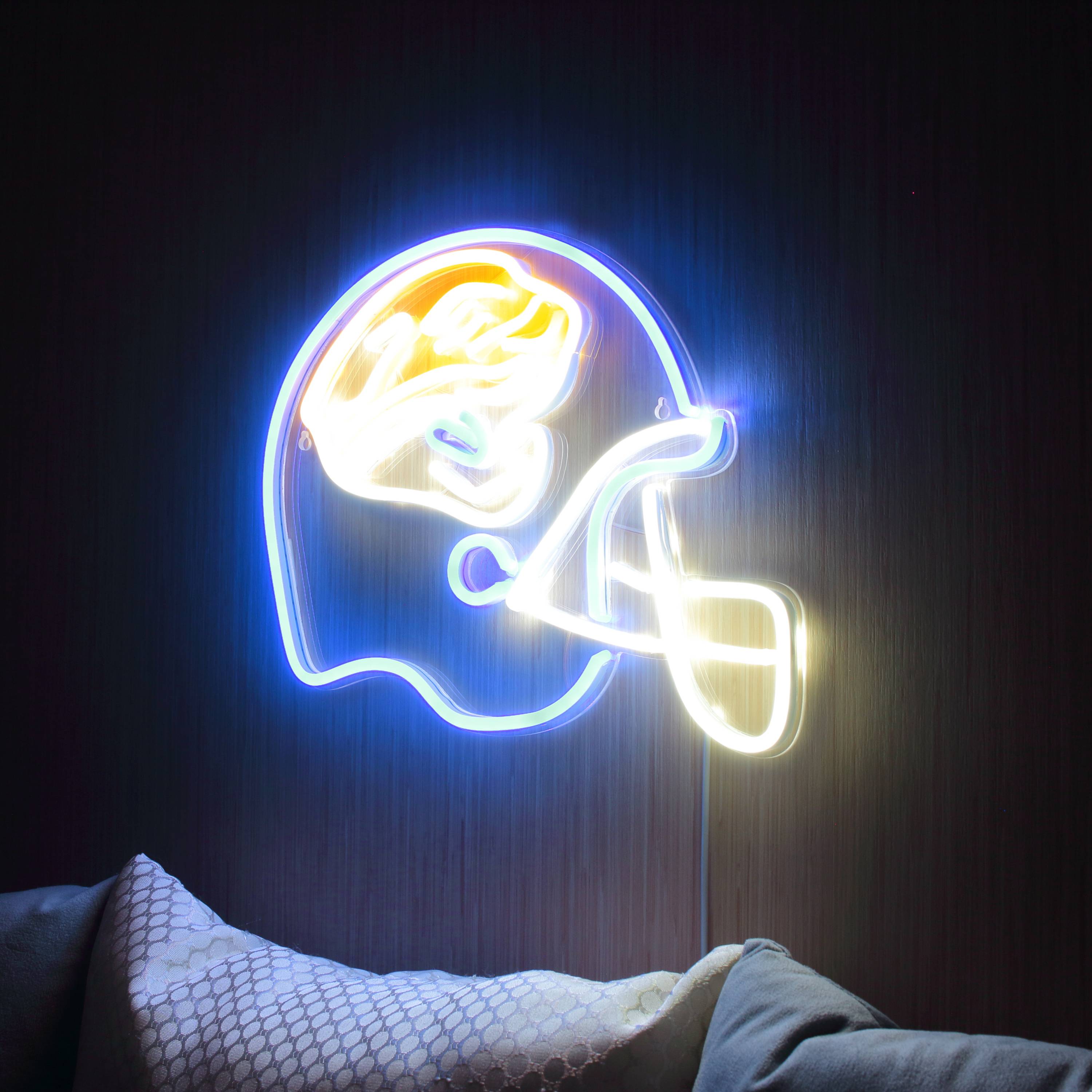 NFL Helmet Jacksonville Jaguars Large Flex Neon LED Sign