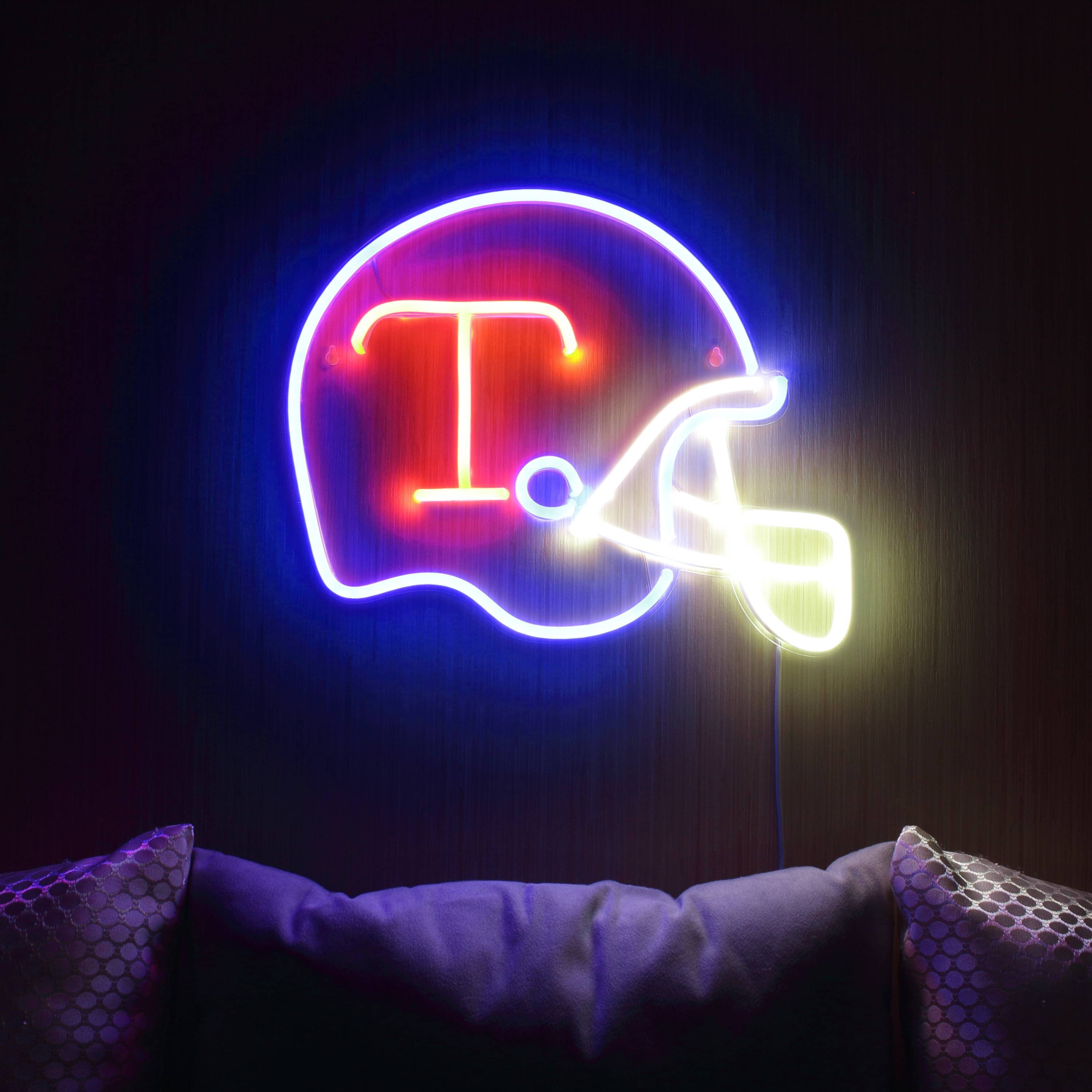 NFL Helmet Tennessee Titans Large Flex Neon LED Sign