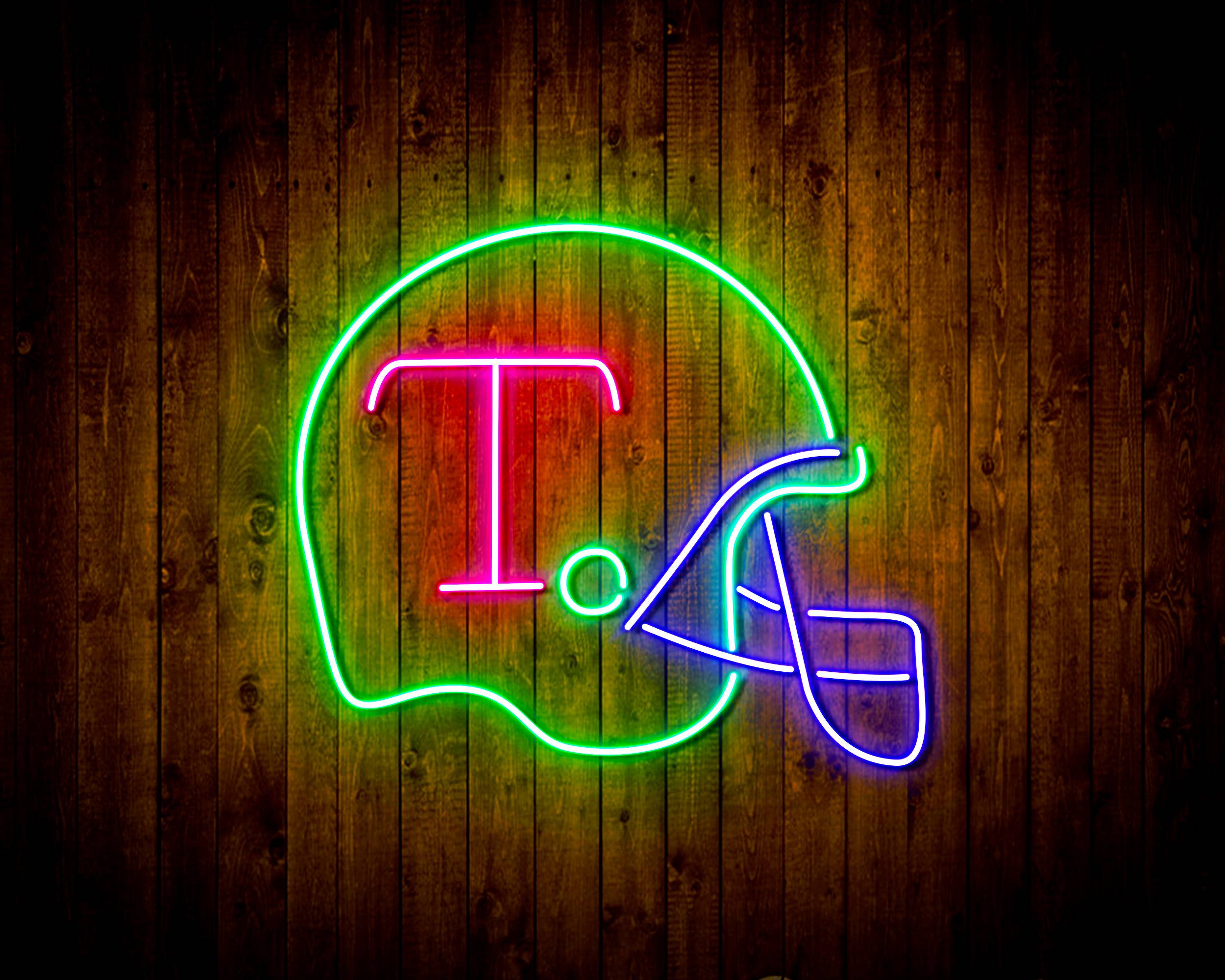 NFL Helmet Tennessee Titans Bar Neon Flex LED Sign