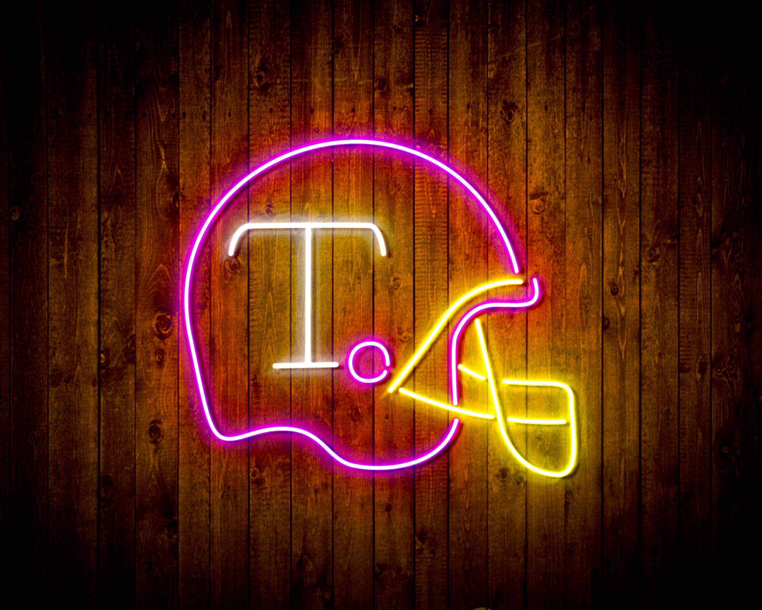 NFL Helmet Tennessee Titans Bar Neon Flex LED Sign