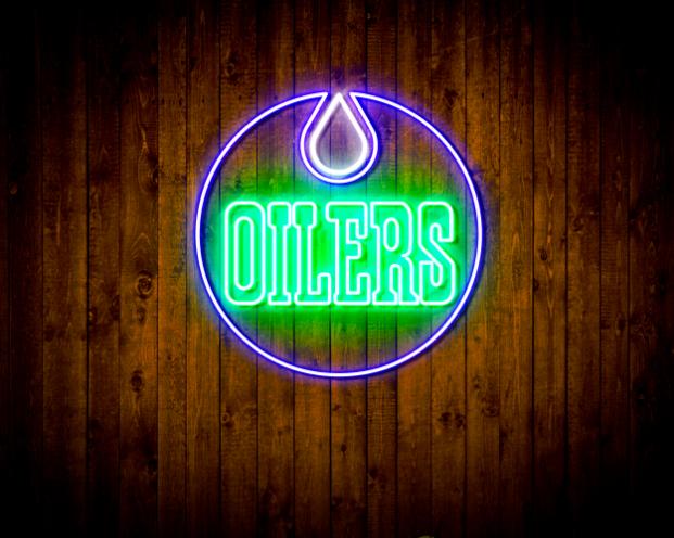 Edmonton Oilers Handmade Neon Flex LED Sign