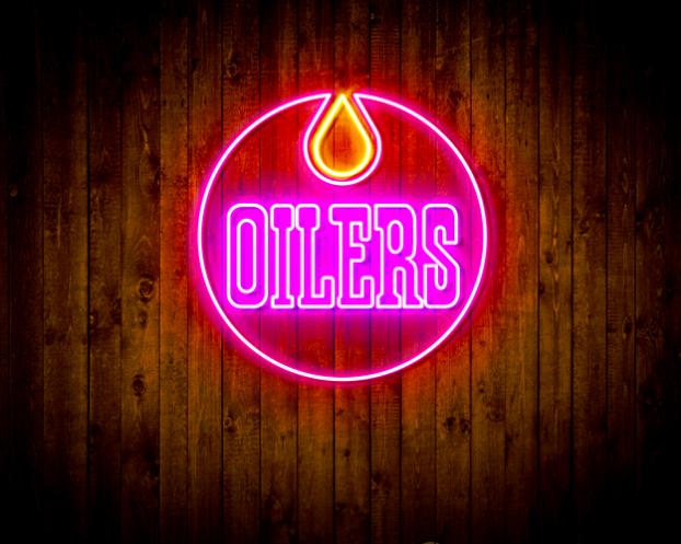 Edmonton Oilers Handmade Neon Flex LED Sign