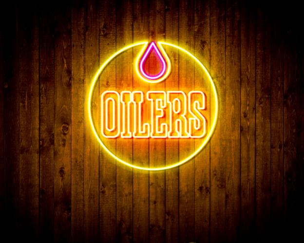 Edmonton Oilers Handmade Neon Flex LED Sign