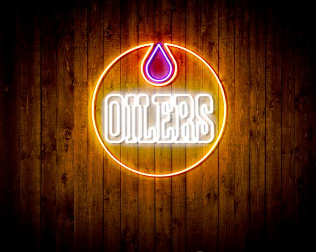Edmonton Oilers Handmade Neon Flex LED Sign