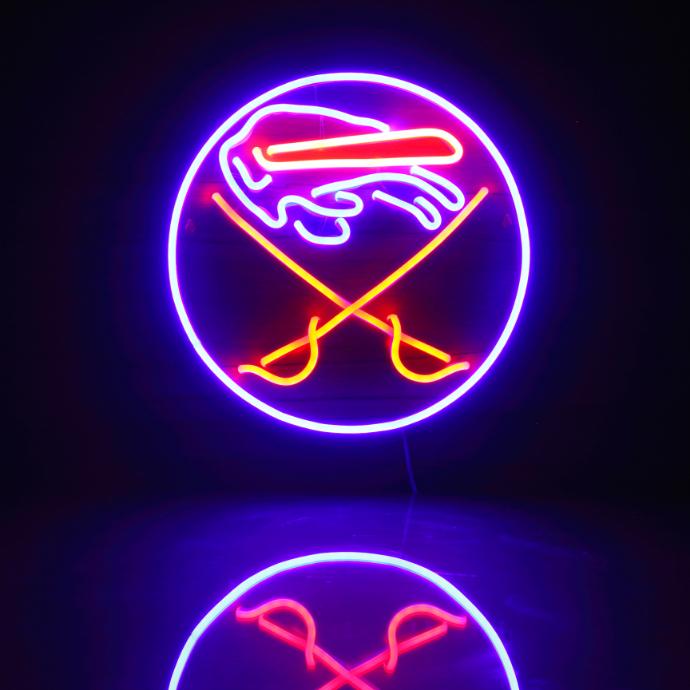 Buffalo Sabres Handmade Neon Flex LED Sign