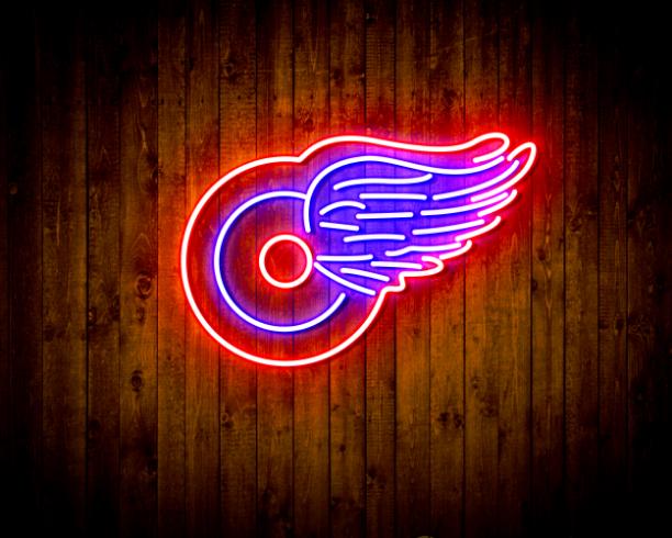 Detroit Red Wings Handmade Neon Flex LED Sign