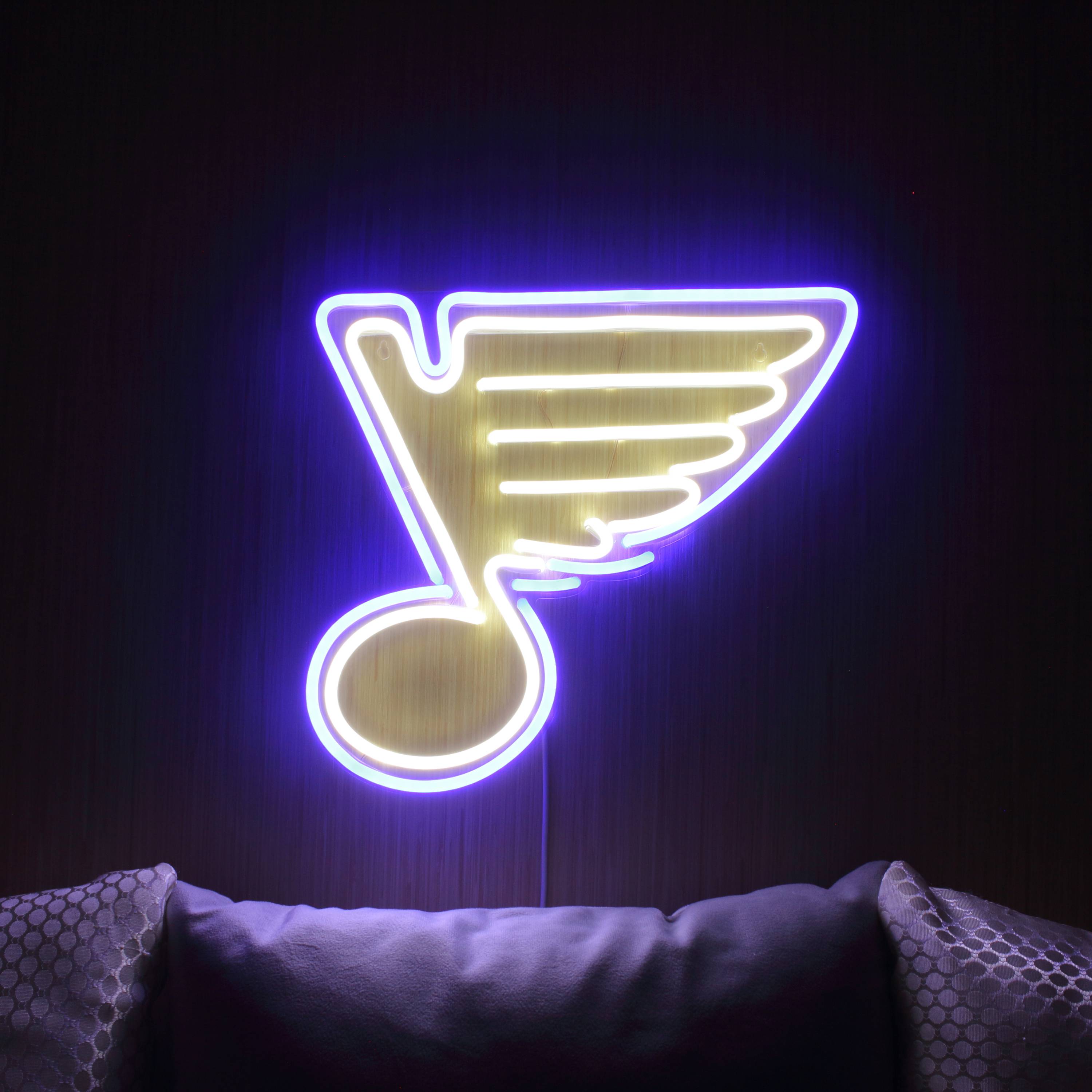 NHL St. Louis Blues Large Flex Neon LED Sign
