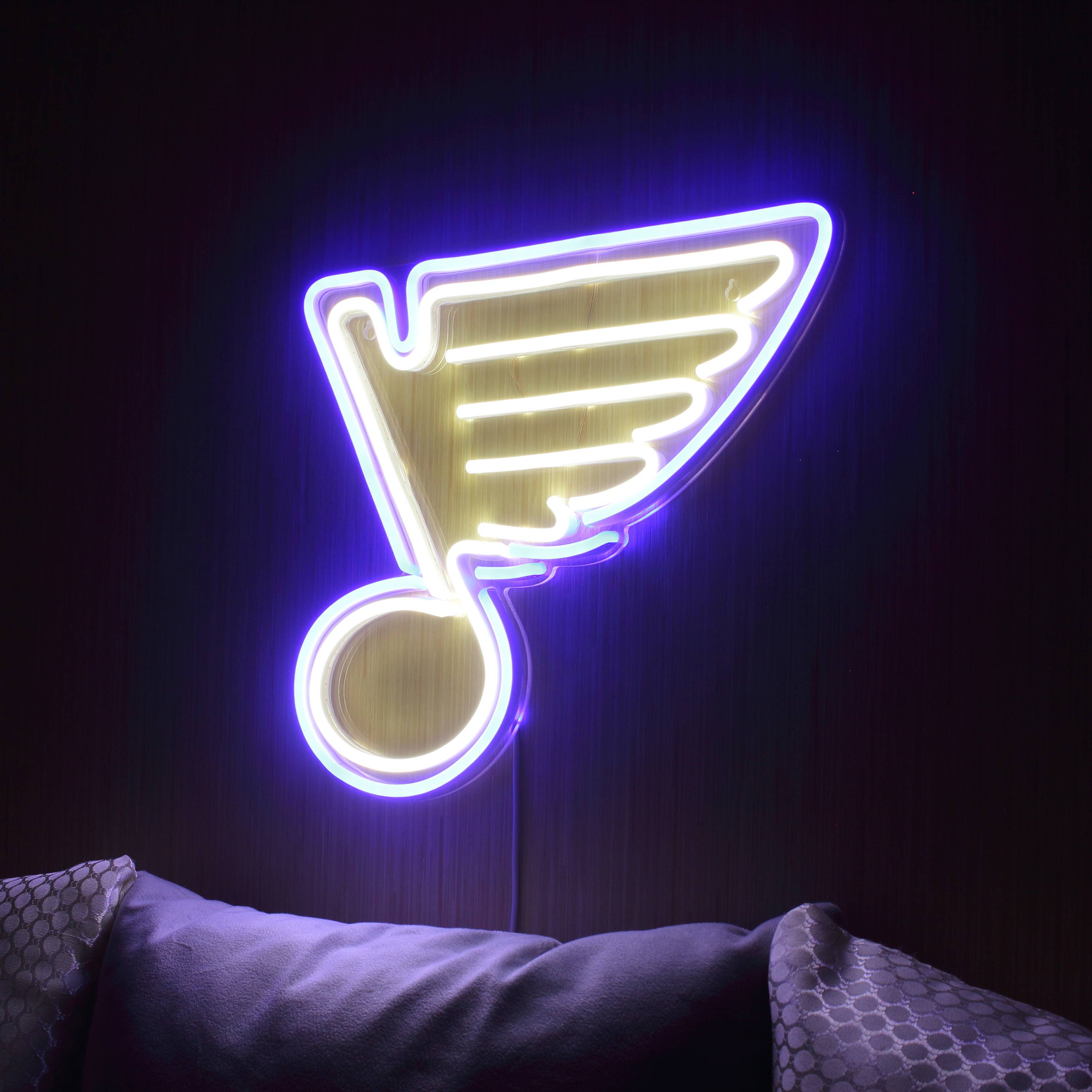 NHL St. Louis Blues Large Flex Neon LED Sign