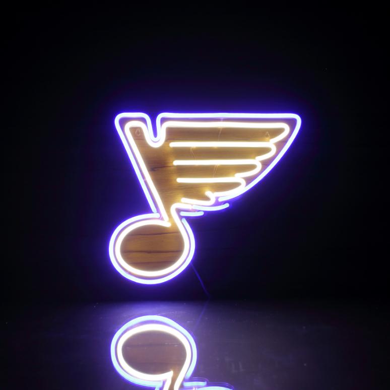 St. Louis Blues Handmade Neon Flex LED Sign