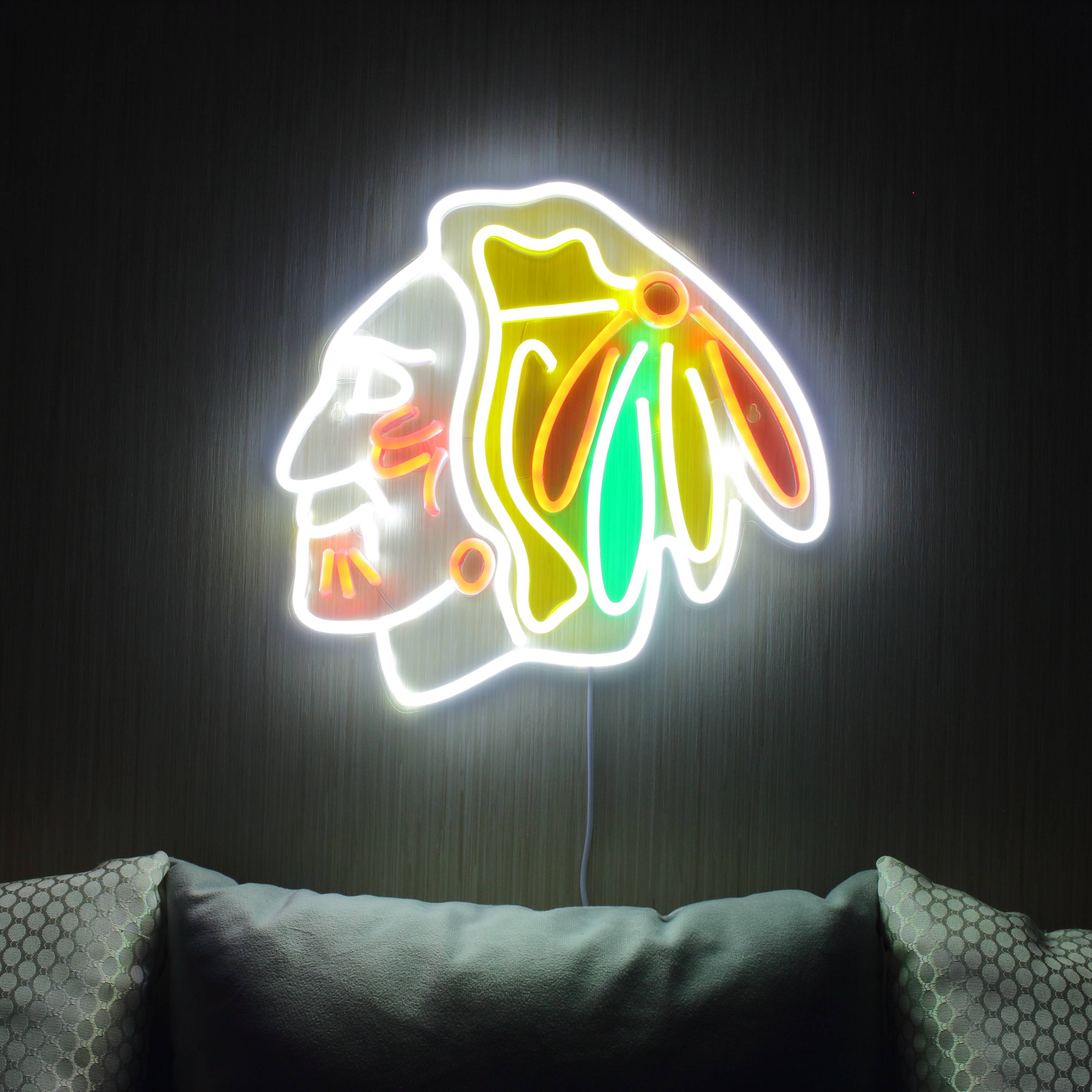 NHL Chicago Blackhawks Large Flex Neon LED Sign