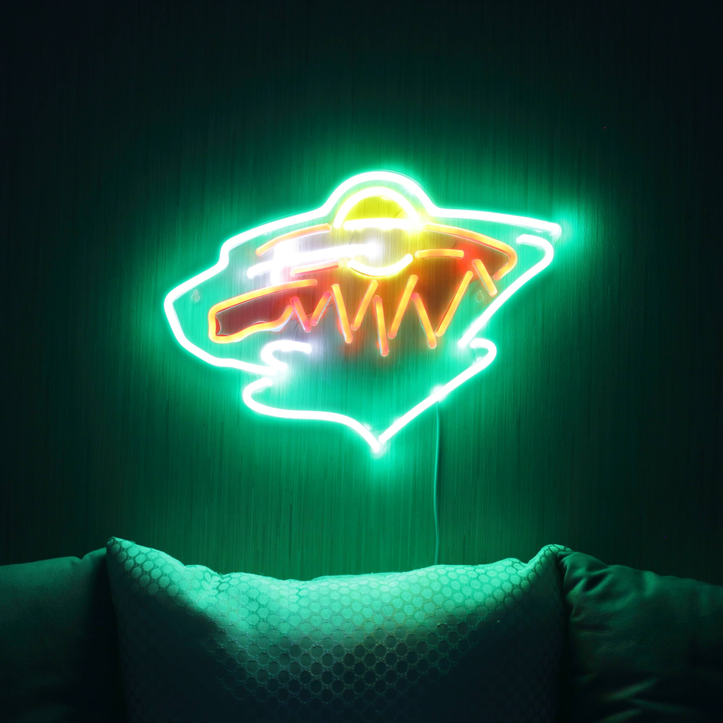 NHL Minnesota Wild Large Flex Neon LED Sign