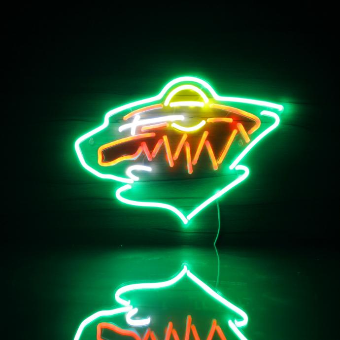 Minnesota Wild Handmade Neon Flex LED Sign