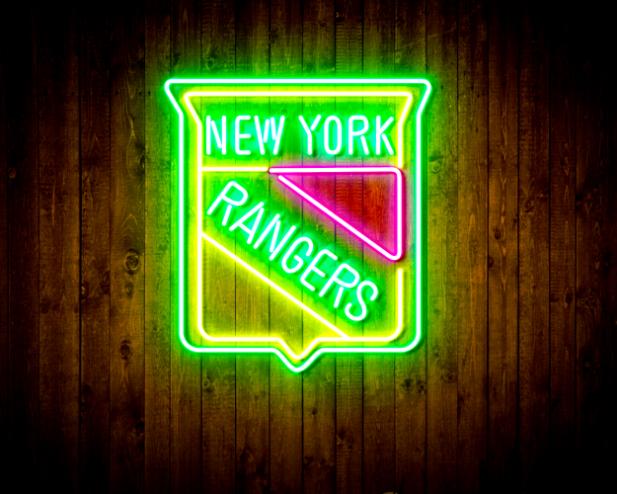 New York Rangers Handmade Neon Flex LED Sign