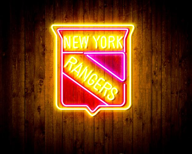 New York Rangers Handmade Neon Flex LED Sign