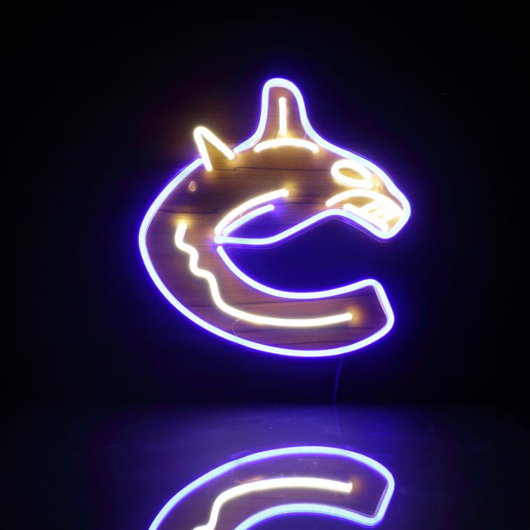 Vancouver Canucks B Handmade Neon Flex LED Sign