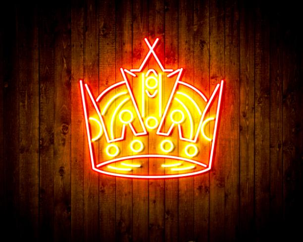 Los Angeles Kings Logo Handmade Neon Flex LED Sign