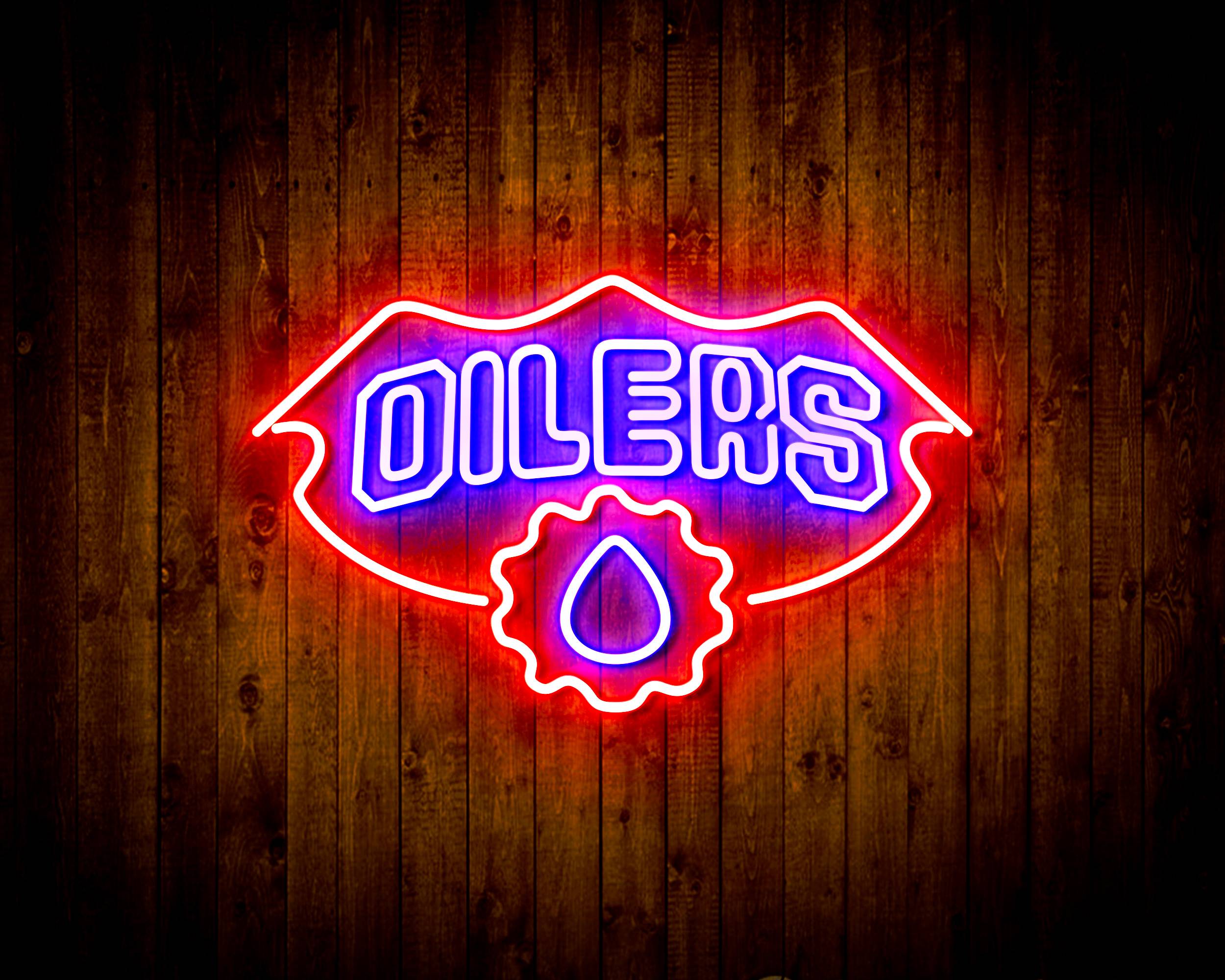 NHL Edmonton Oilers Handmade Neon Flex LED Sign | PRO LED SIGN