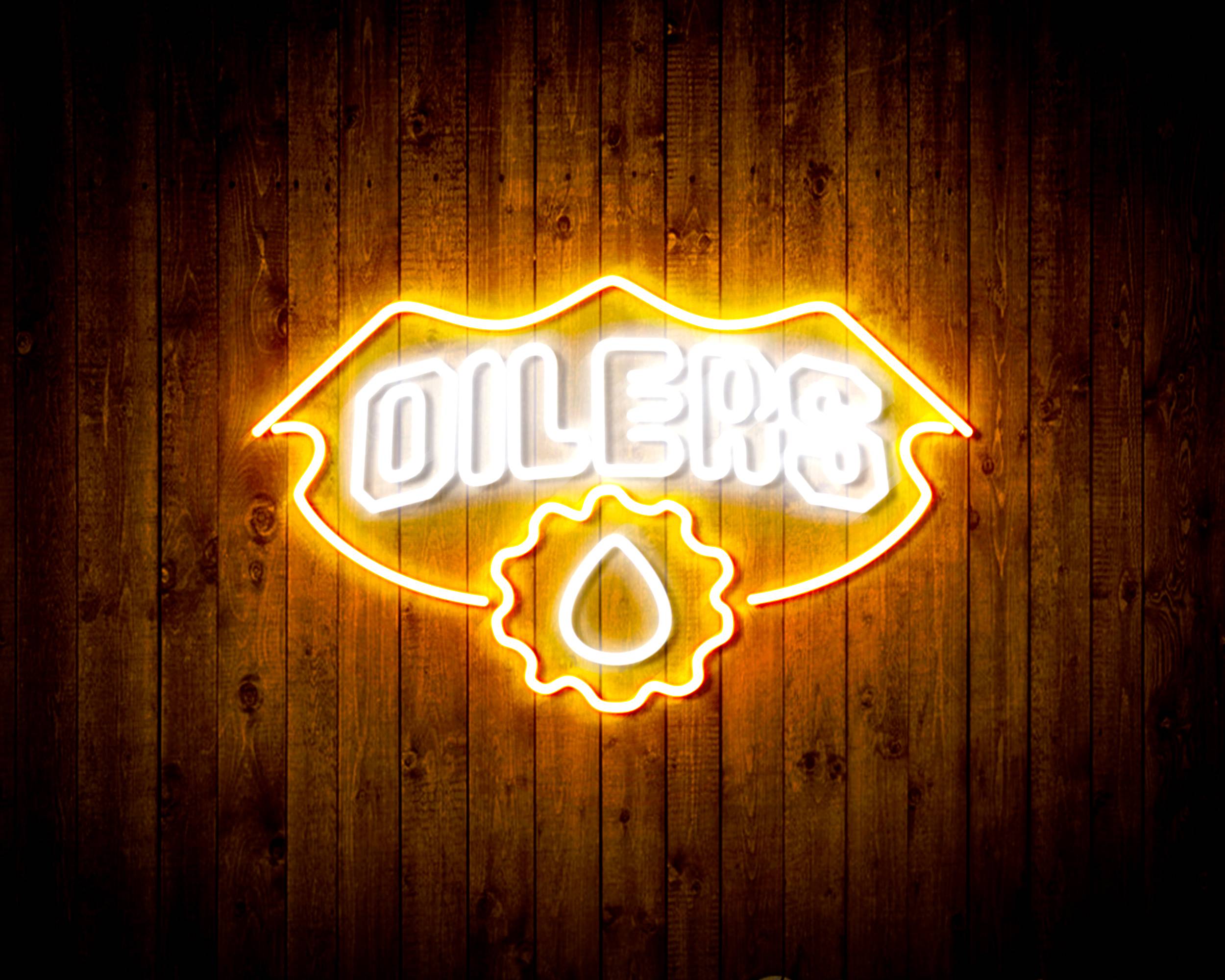NHL Edmonton Oilers Handmade Neon Flex LED Sign | PRO LED SIGN
