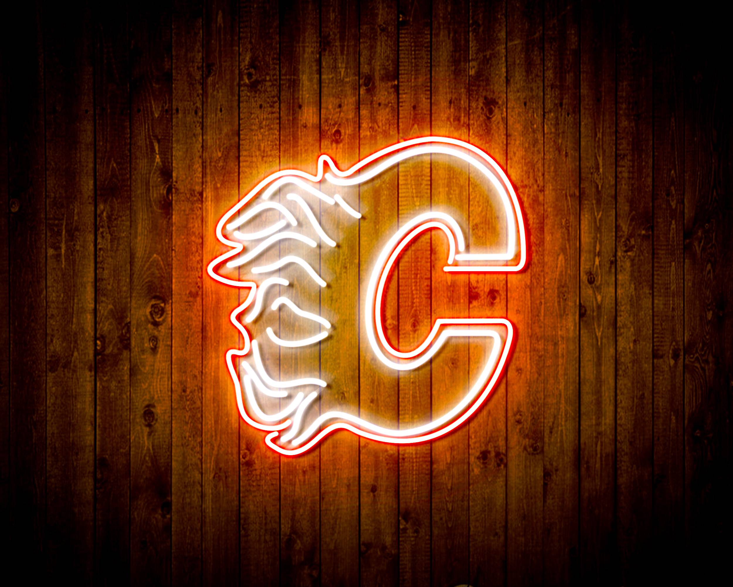 NHL Calgary Flames Bar Neon Flex LED Sign