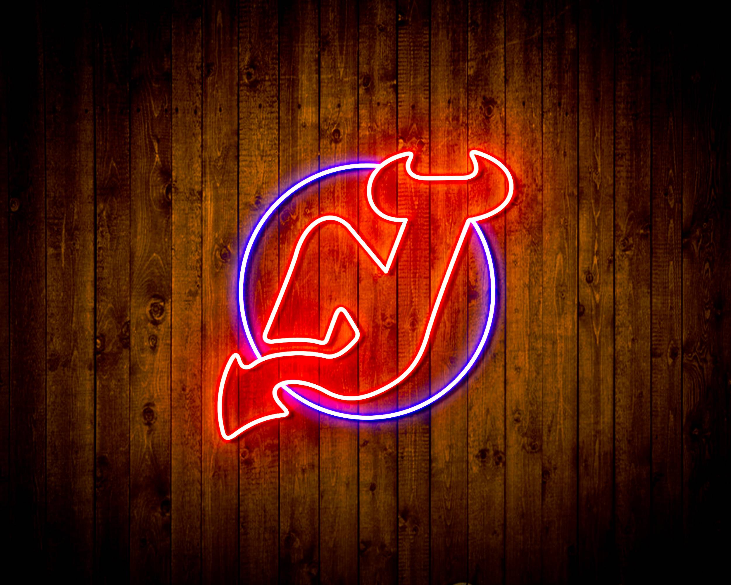 MHL New Jersey Devils Bar Neon Flex LED Sign