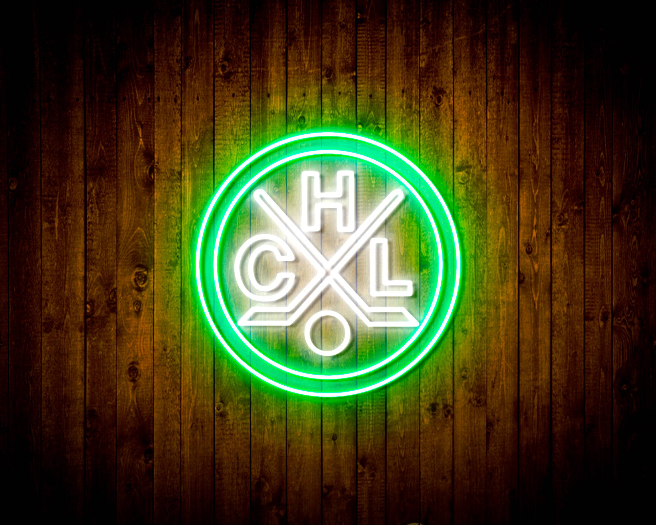 CHL HC Lugano Bar Neon Flex LED Sign