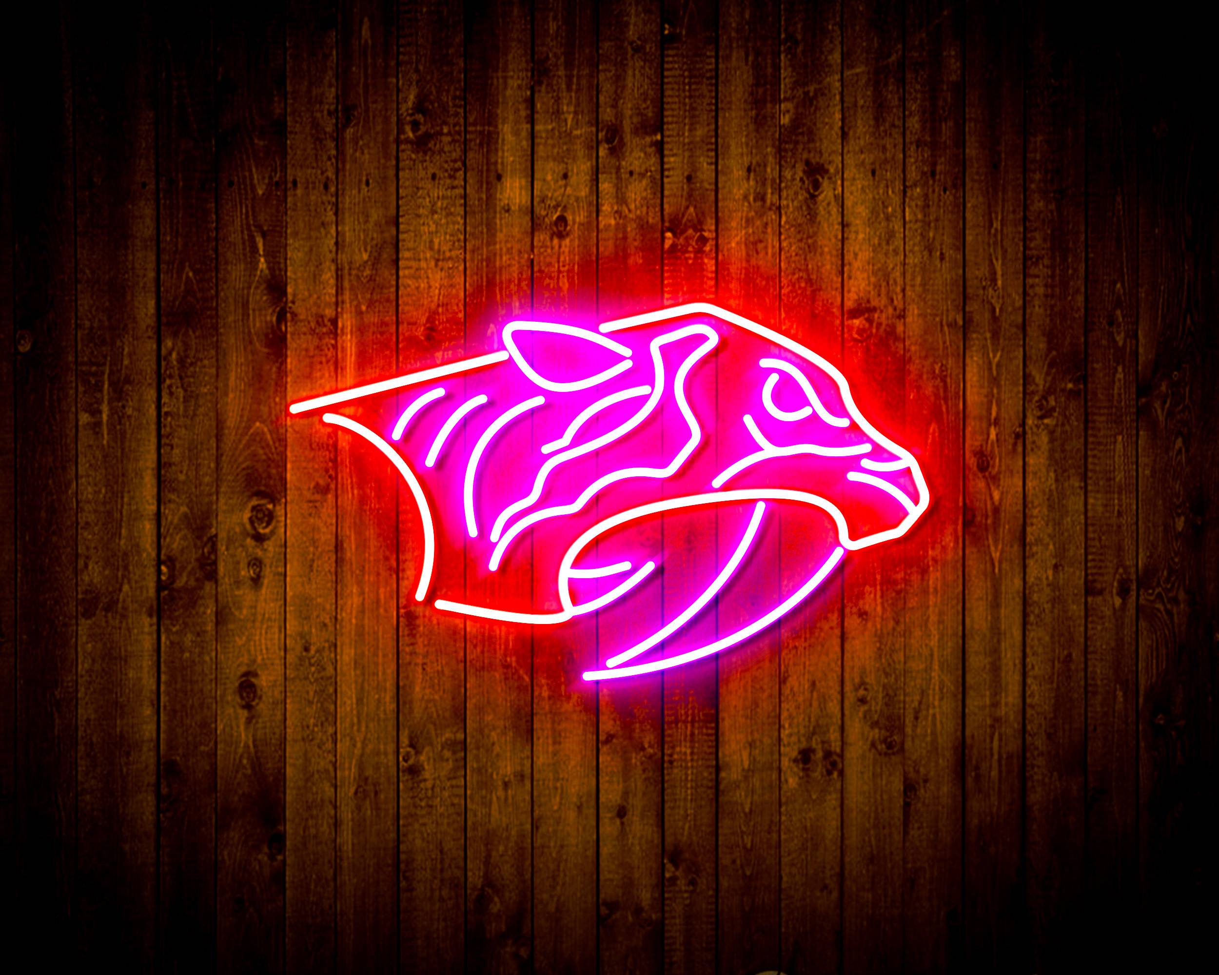 NHL Nashville Predators Bar Neon Flex LED Sign