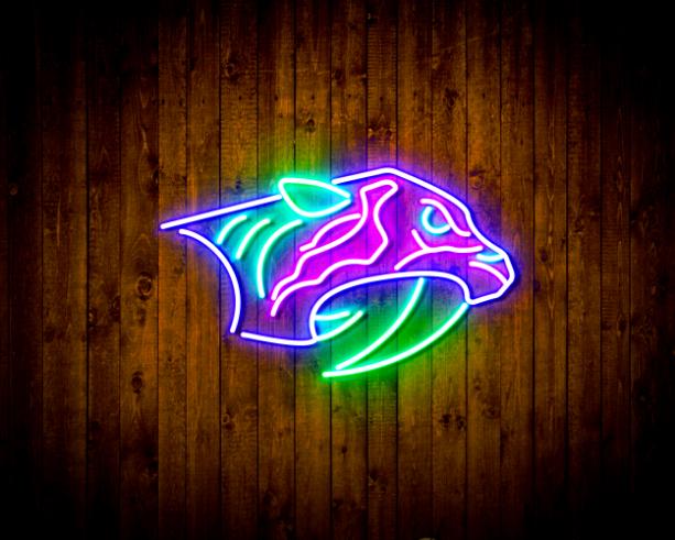 Nashville Predators Handmade Neon Flex LED Sign